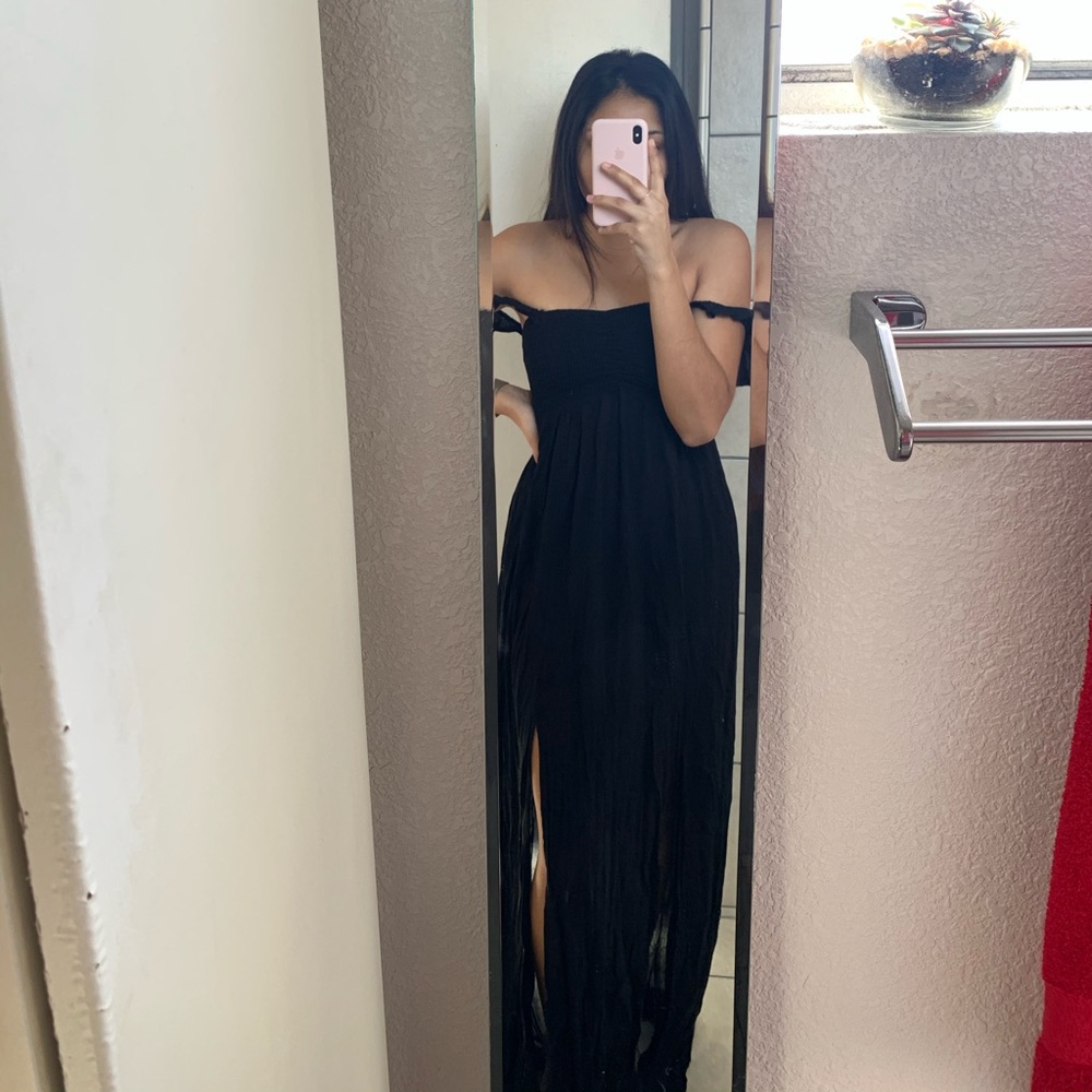 Long black dress